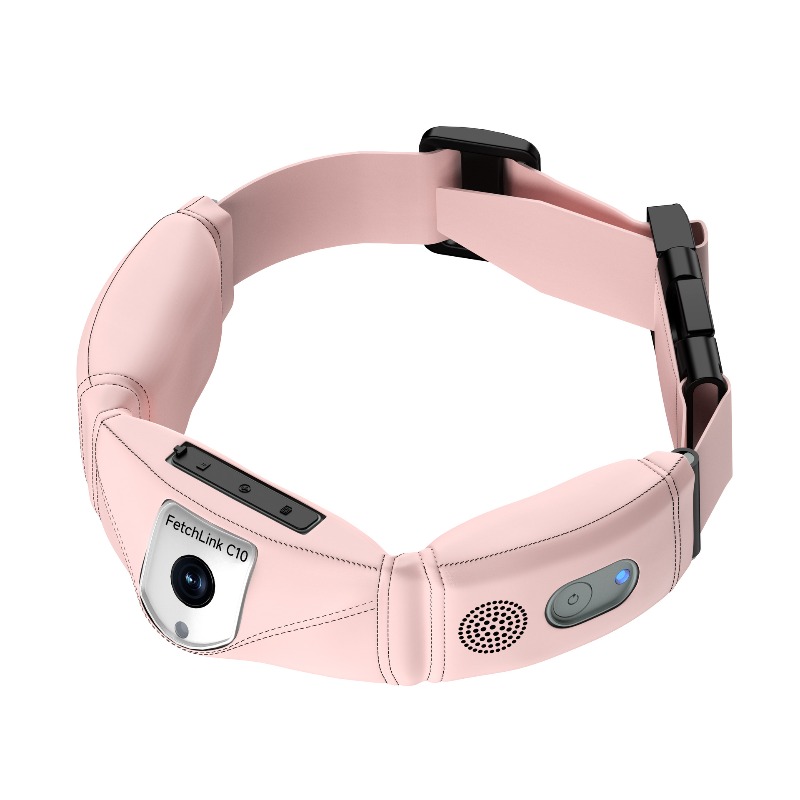 Pet Gps Tracker Collar - GPSトラッカー、4Kカメラ、AI音声コマンド、ライブPOV、健康アラート機能を搭載したオールインワンスマートカラー（ペット用品）