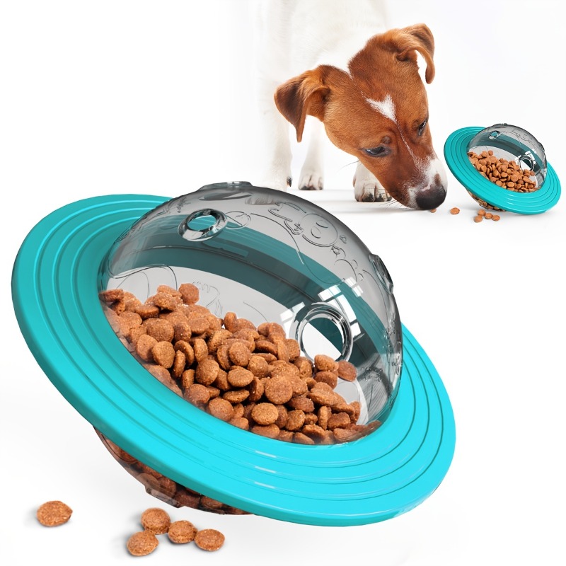 Dog Treat Puzzle Toy - インタラクティブデザイン犬用ボールおもちゃ、餌が出るペット用スローフィーダーボール、犬の知育玩具、犬用IQトリートボールパズルおもちゃ