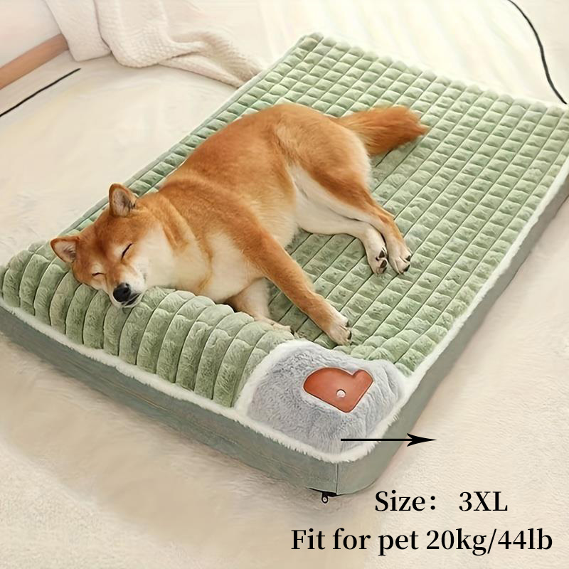 Pet Supplies Hours - 越境新到着睡眠犬マット冬暖かい取り外し可能洗える犬小屋マットレスペット用品大型犬犬ベッド