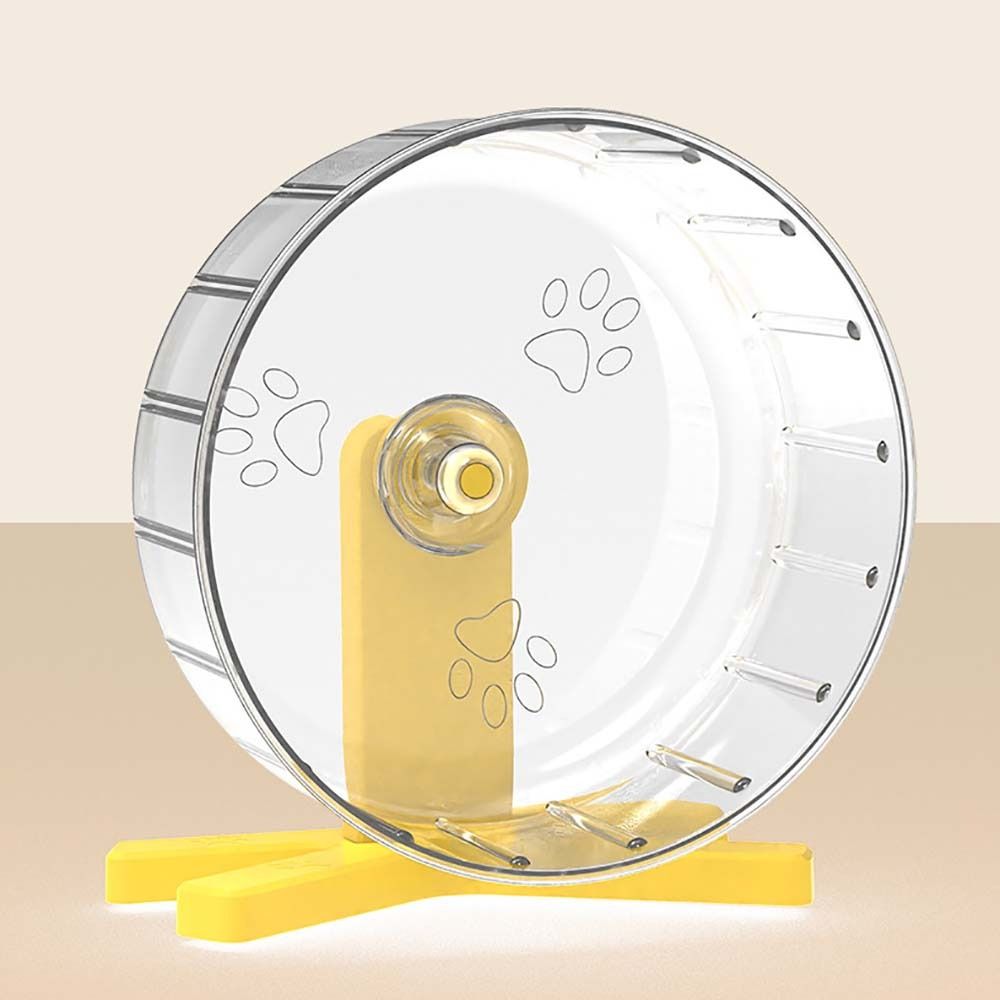 Hamster Cage Wheel - 静音ハムスターランニングホイール、分解簡単、透明ペットエクササイズホイール ​ 幅広プラスチック製小型ペット用おもちゃペットアクセサリー