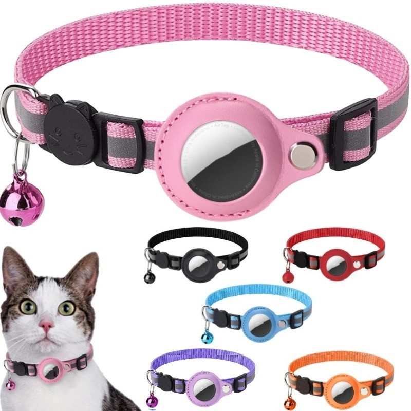 Pet Gps Tracker Collar - Apple エアタグケース猫の首輪ベル反射ナイロン首輪犬 GPS ファインダー抗紛失位置トラッカーペット製品