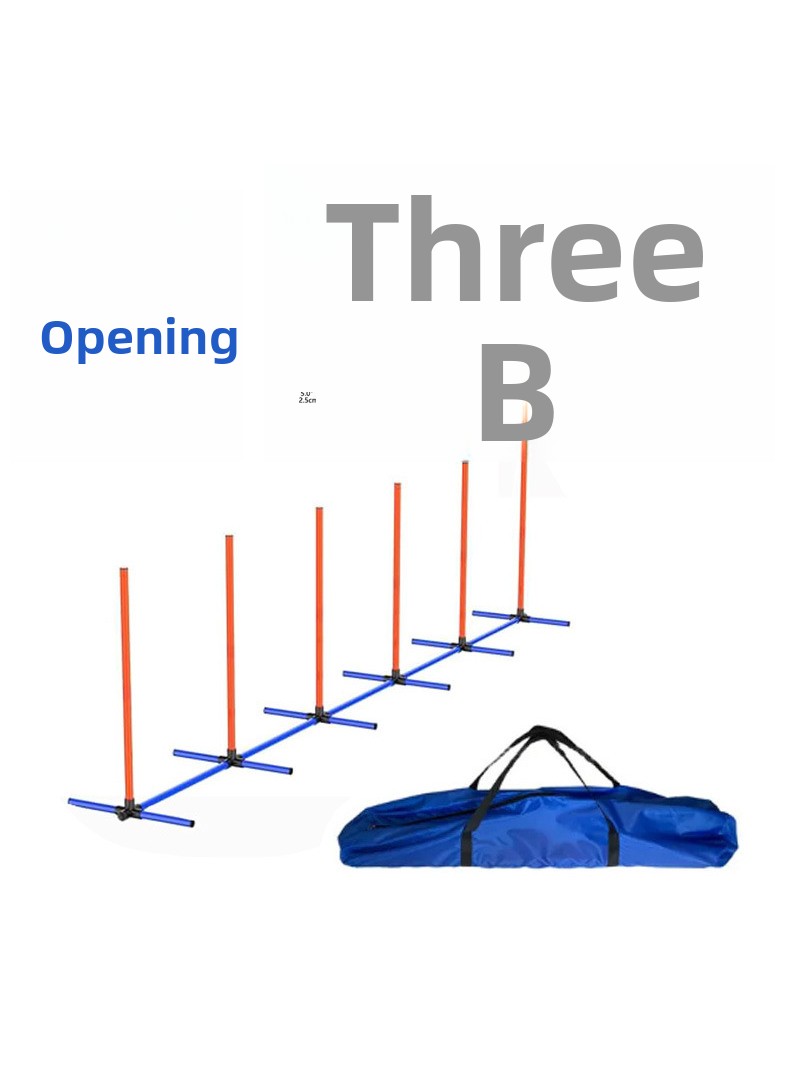 Pet Supplies For Dogs - 犬用障害物トレーニング競技用具 ジャンプポール バリアリング ペット用品 犬用アジリティトレーニング器具 屋内外兼用
