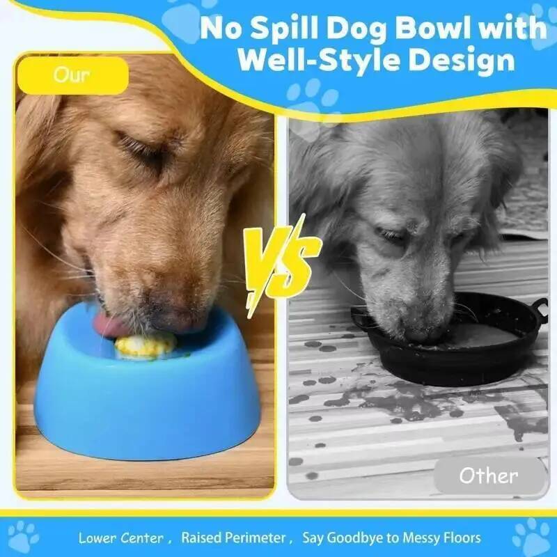 Pet Supplies Hours - 1個入り犬用リックボウル、インタラクティブボール付きスローフィーダー、液体おやつ、骨汁、ヨーグルトディスペンサー、小型子犬用ペット用品