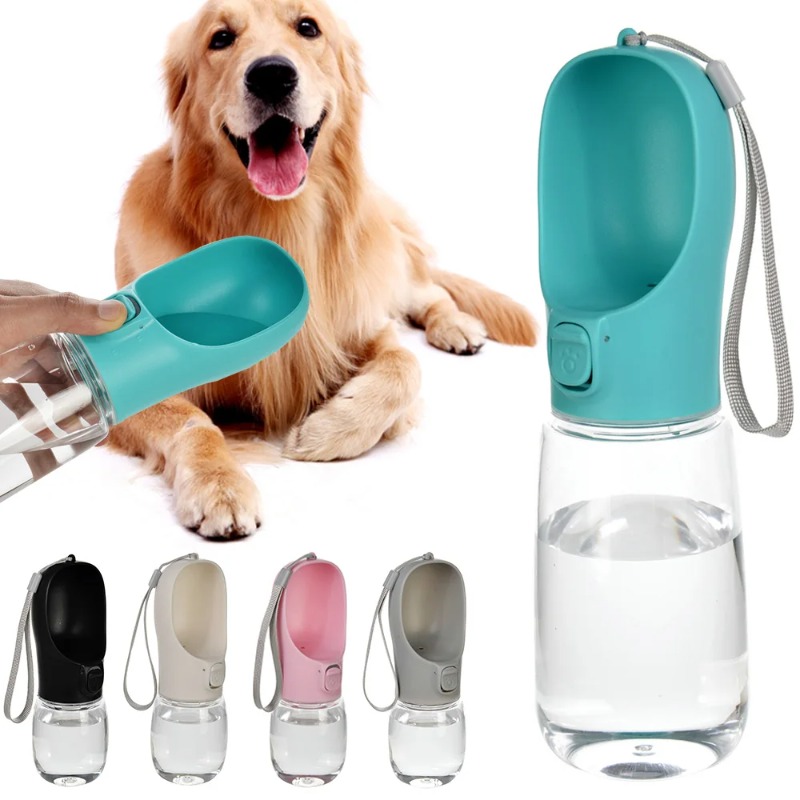 Pet Supplies Hours - ペット用携帯大型犬用ウォーターボトル、小型犬・大型犬用、屋外ハイキング用、漏れ防止子犬用ドリンクボウル、ゴールデンレトリバー用品