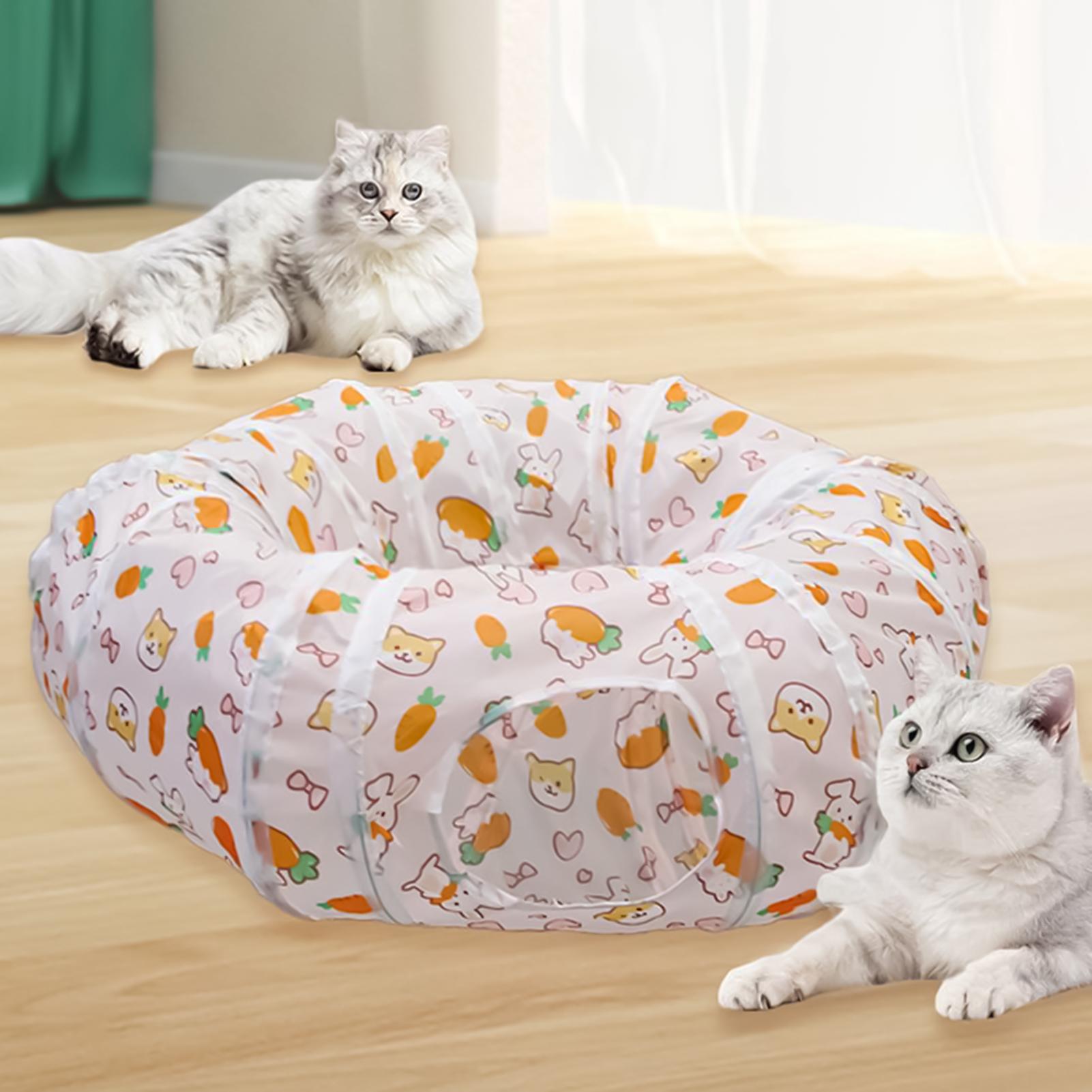 猫用トンネル　インタラクティブ折りたたみ式迷路おもちゃ　柔軟 - Interactive Cat Toy のレビューと価格