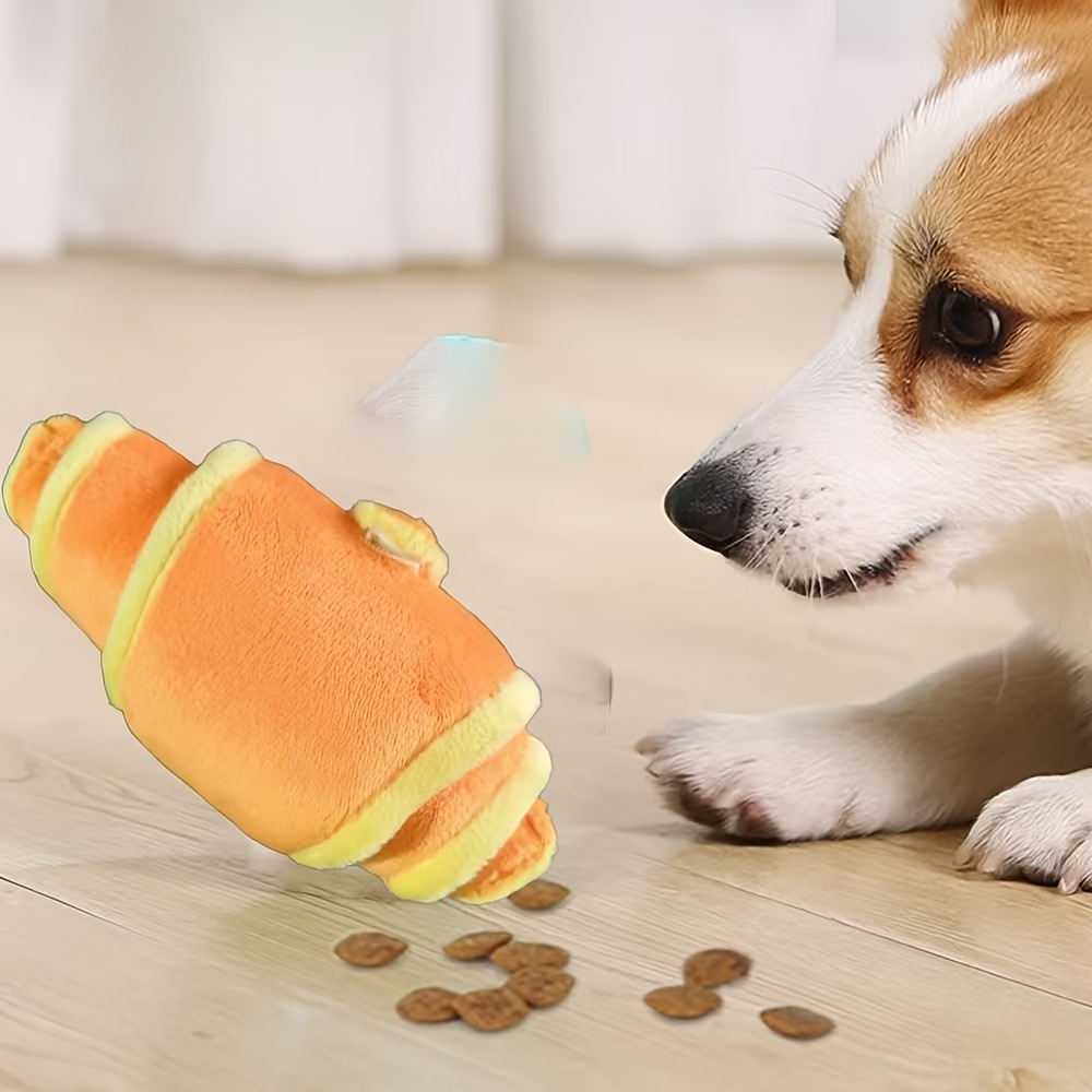ソフトクロワッサン型犬用おもちゃ、噛みつきに強い犬用おやつデ - Dog Treat Puzzle Toy のレビューと価格