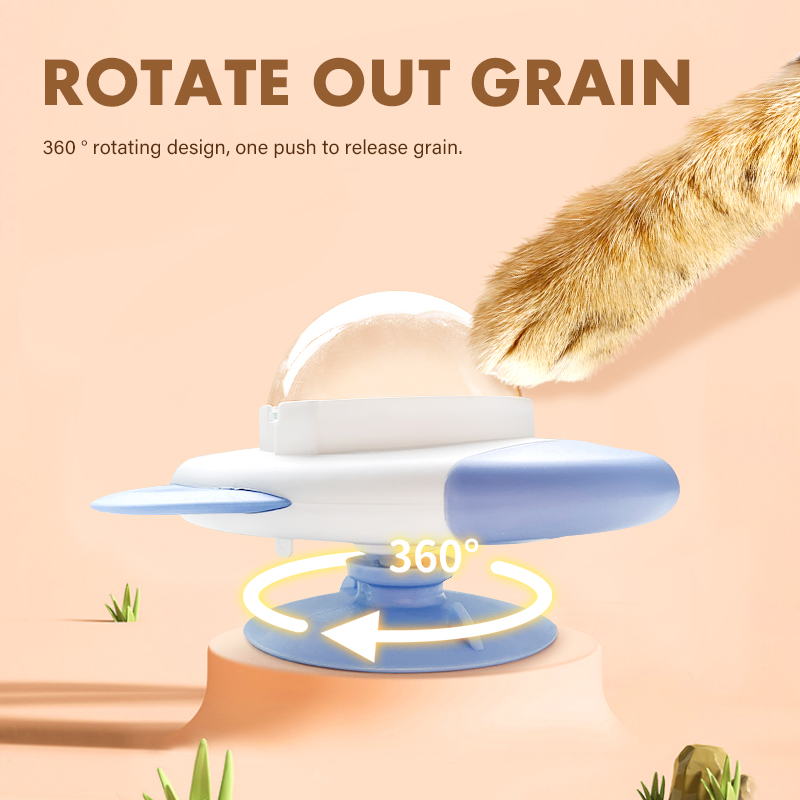 猫用インタラクティブおもちゃ 回転式 猫犬用漏れ食おもちゃ  - Dog Treat Puzzle Toy のレビューと価格