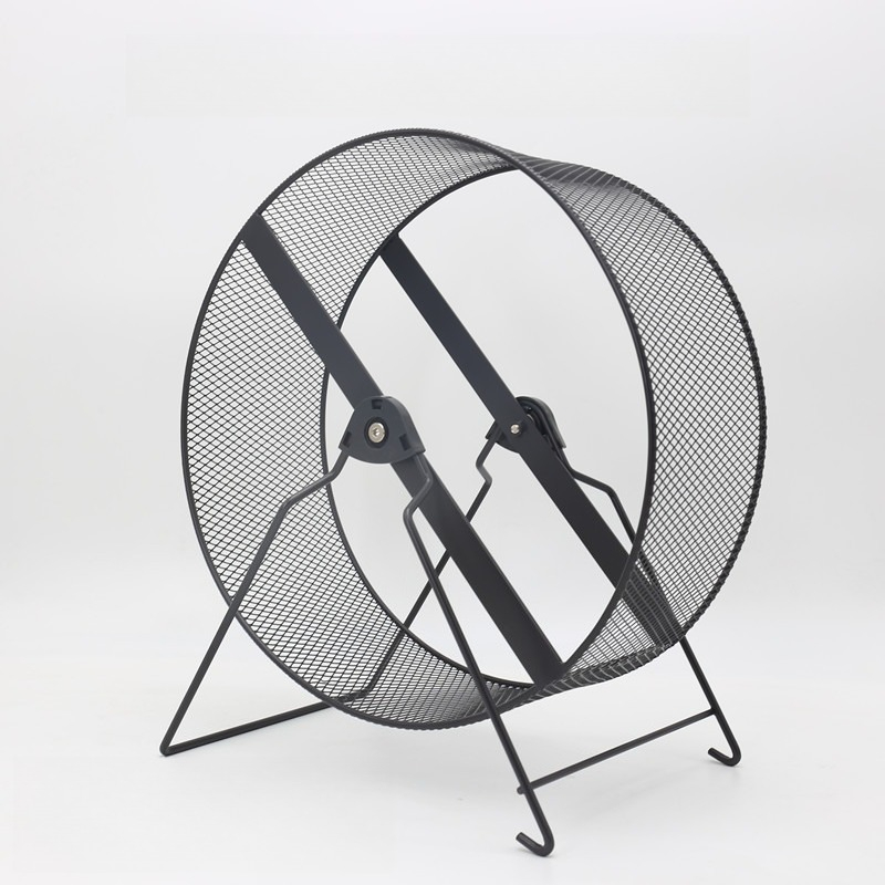 32cm ドロップシッピング メタル製 静音ランニングホイー - Hamster Cage Wheel のレビューと価格