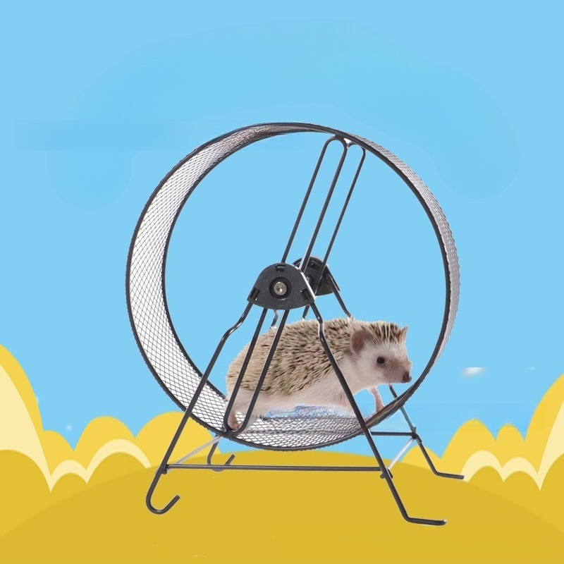 32cm ドロップシッピング メタル製 静音ランニングホイー - Hamster Cage Wheel のレビューと価格