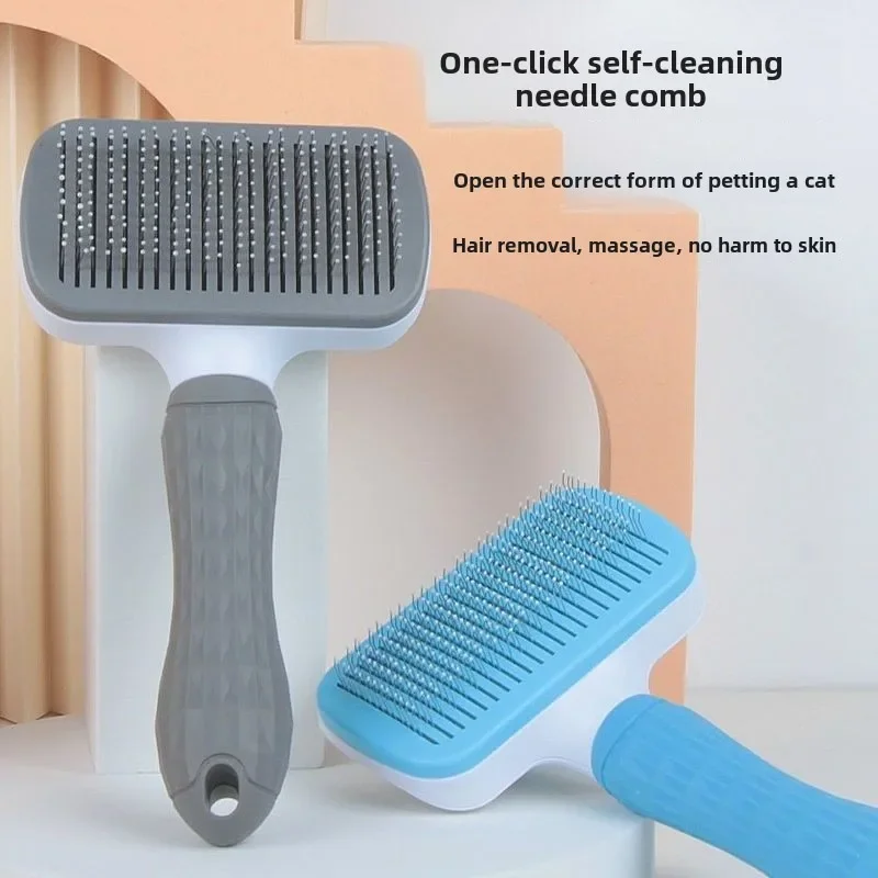 猫用アクセサリー犬グルーミング機器猫製品ノンスリップ美容ブラ - Pet Supplies Application のレビューと価格
