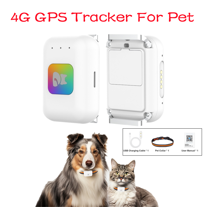 GPSペットトラッカー カラフルLEDフラッシュ付き 4Gス - Pet Gps Tracker Collar のレビューと価格