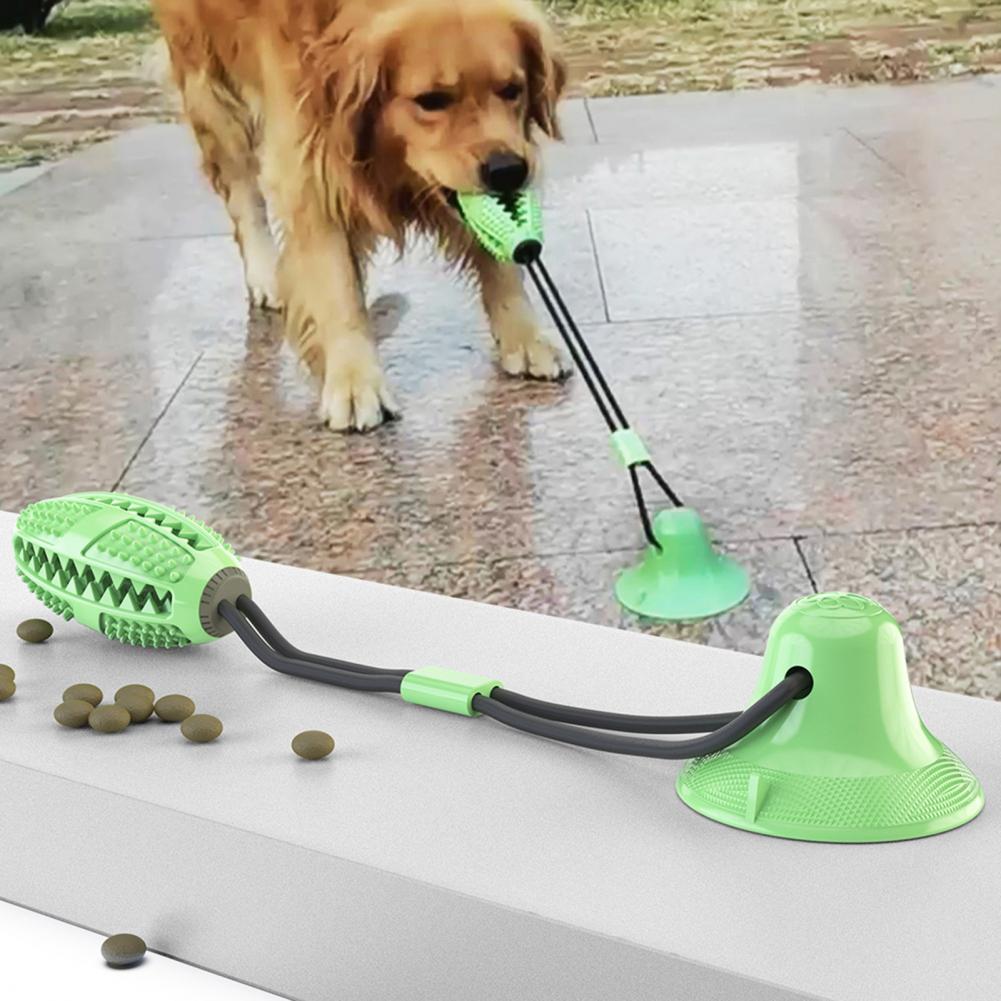 噛むのが大好きな犬用おもちゃ、インタラクティブな吸盤付きおも - Dog Treat Puzzle Toy のレビューと価格