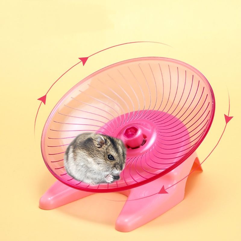 1PC サイレントフライングソーサーエクササイズホイール小型 - Hamster Cage Wheel のレビューと価格