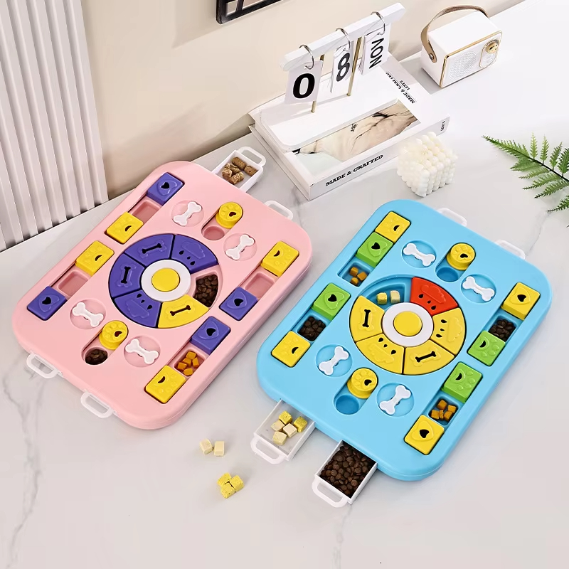 インタラクティブな子犬用おもちゃ、トレーニング用犬の知育玩具 - Dog Treat Puzzle Toy のレビューと価格