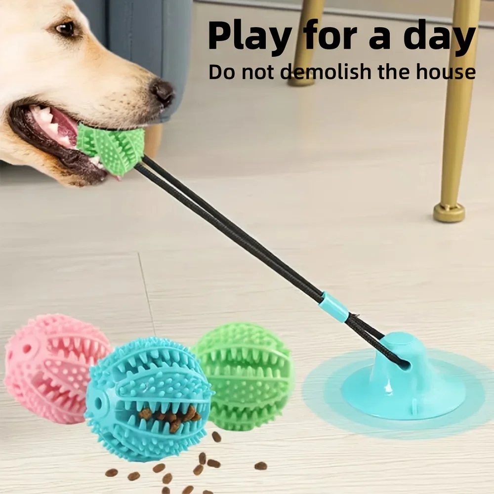 音と食べ物の漏れを備えたインタラクティブな犬用吸盤おもちゃ  - Dog Treat Puzzle Toy のレビューと価格