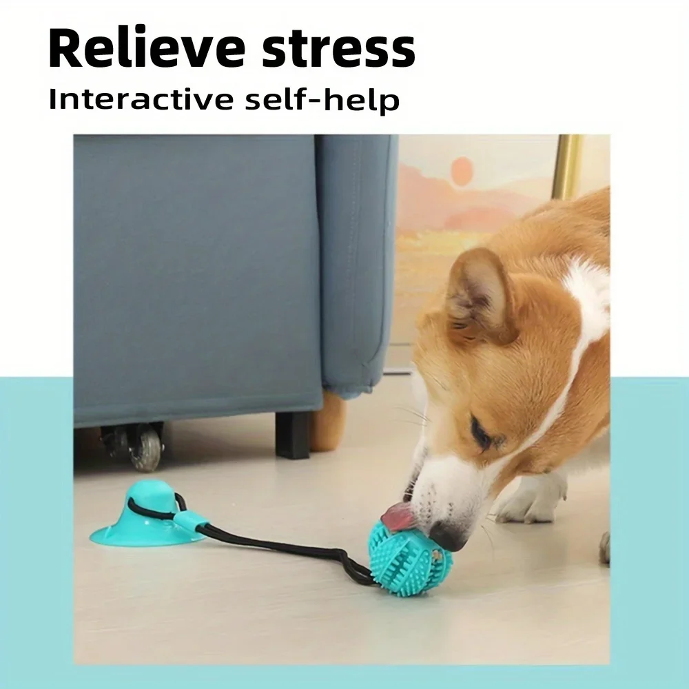 音と食べ物の漏れを備えたインタラクティブな犬用吸盤おもちゃ  - Dog Treat Puzzle Toy のレビューと価格