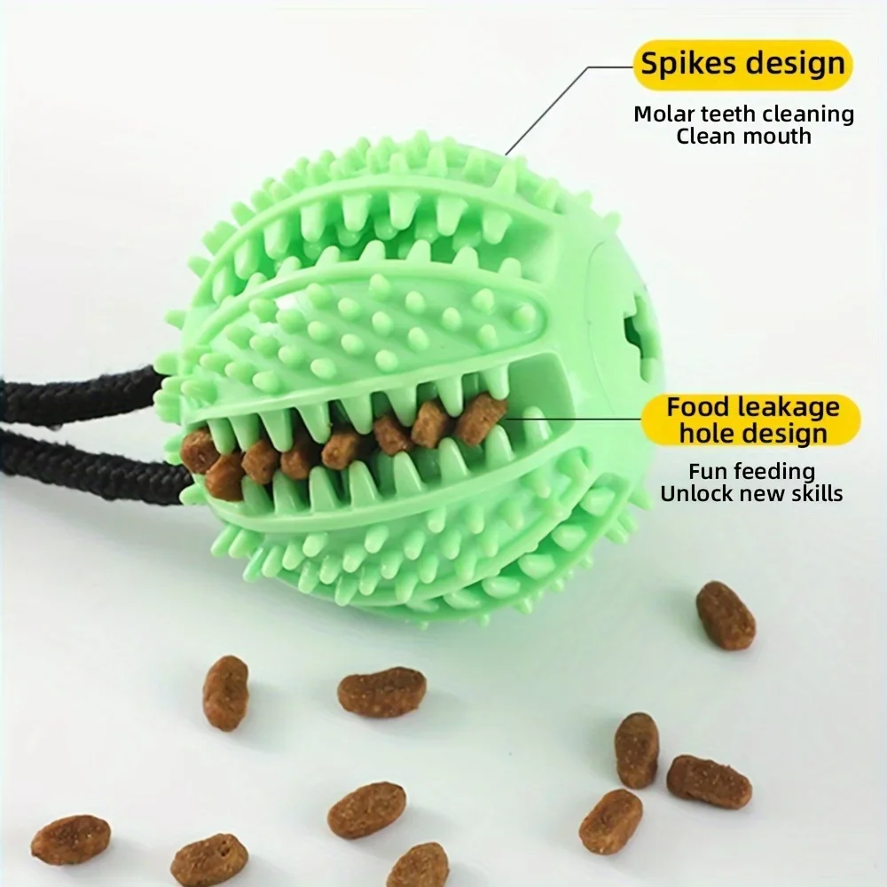 音と食べ物の漏れを備えたインタラクティブな犬用吸盤おもちゃ  - Dog Treat Puzzle Toy のレビューと価格