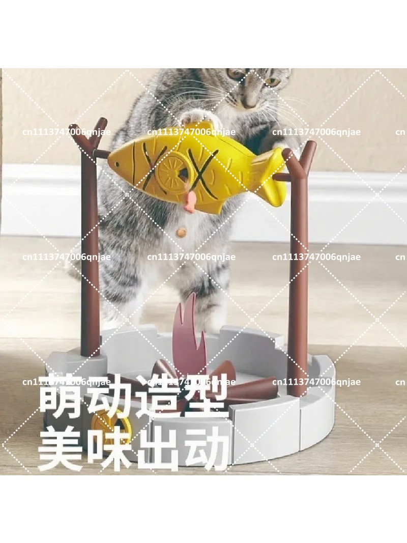 フリーズドライの猫用おやつ、インタラクティブなフードパズルお - Interactive Cat Toy のレビューと価格