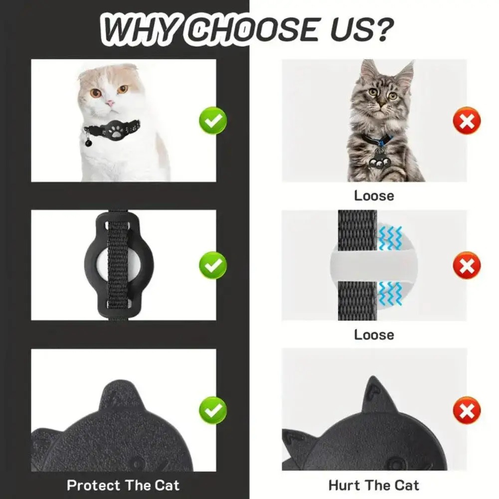 防水反射猫用GPSトラッカー首輪、迷子防止子猫ペット位置情報 - Pet Gps Tracker Collar のレビューと価格