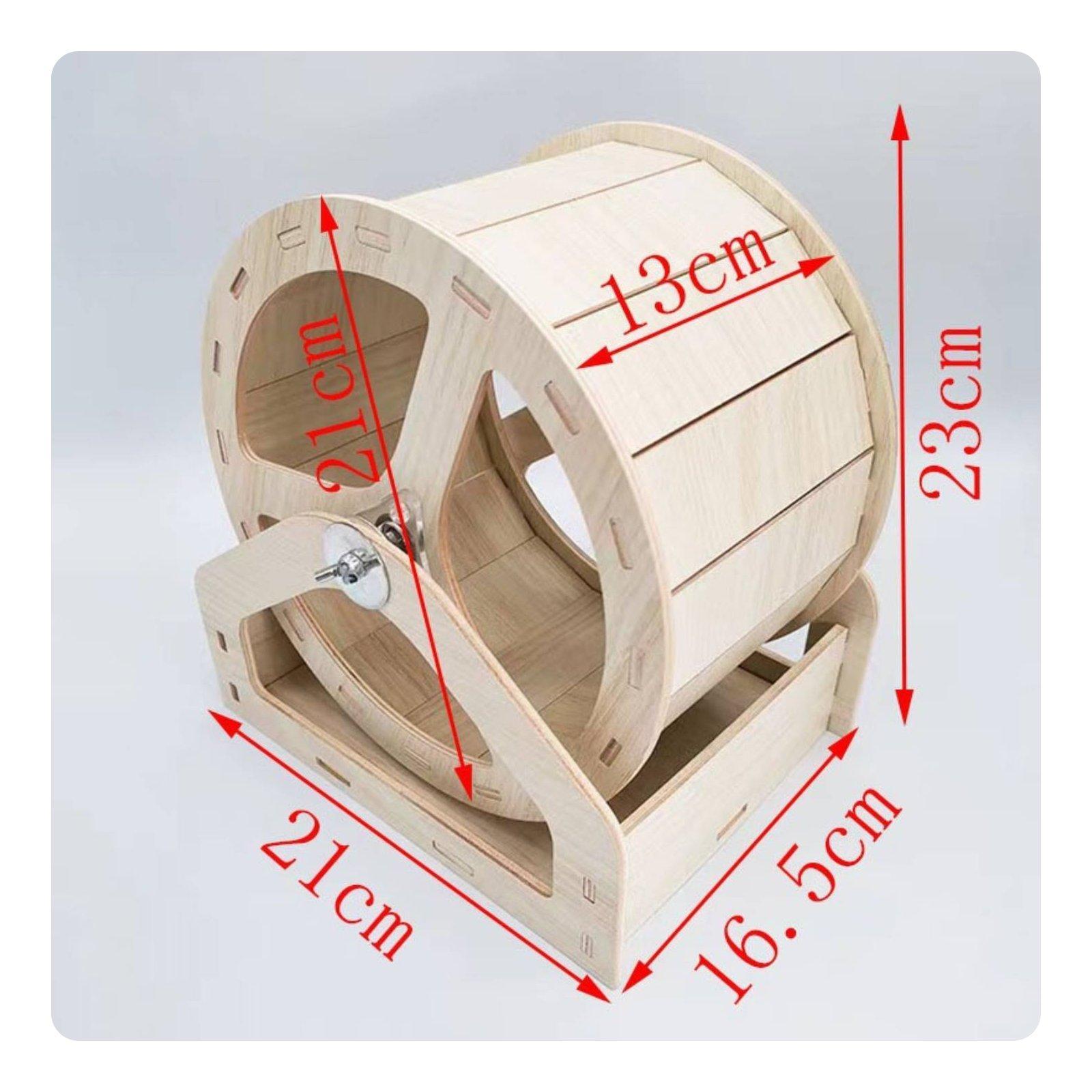 ハムスターランニングホイール防水木製ノイズレスフィットネスア - Hamster Cage Wheel のレビューと価格