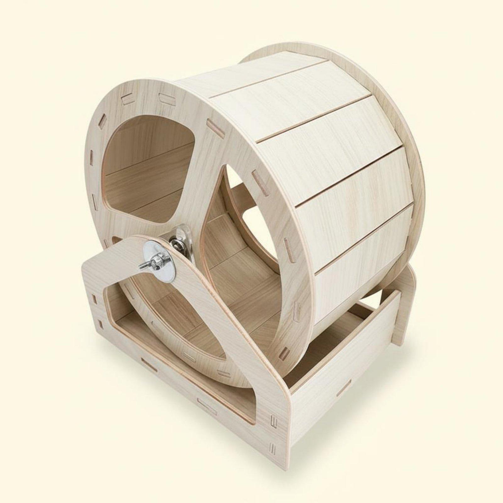 ハムスターランニングホイール防水木製ノイズレスフィットネスア - Hamster Cage Wheel のレビューと価格