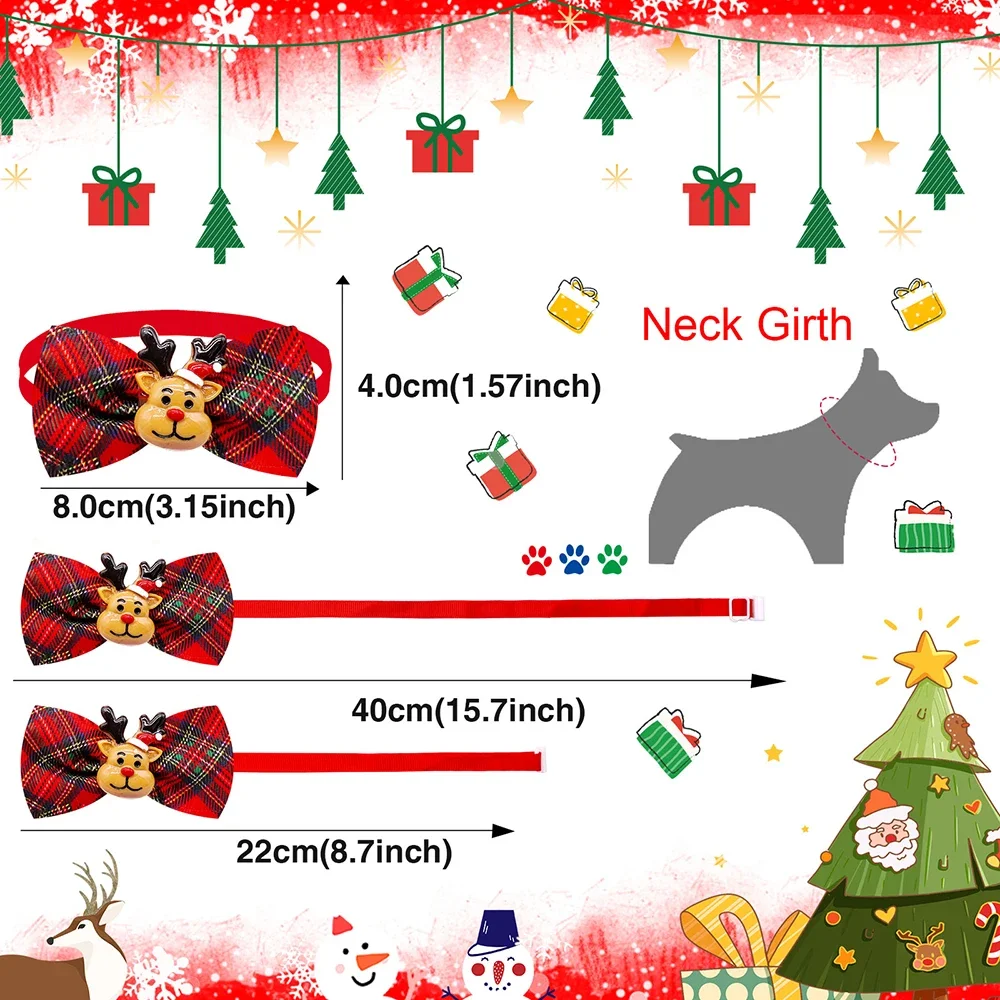 クリスマスのための犬、蝶ネクタイ襟、クリスマス犬用品、ペット - Pet Supplies Hours のレビューと価格