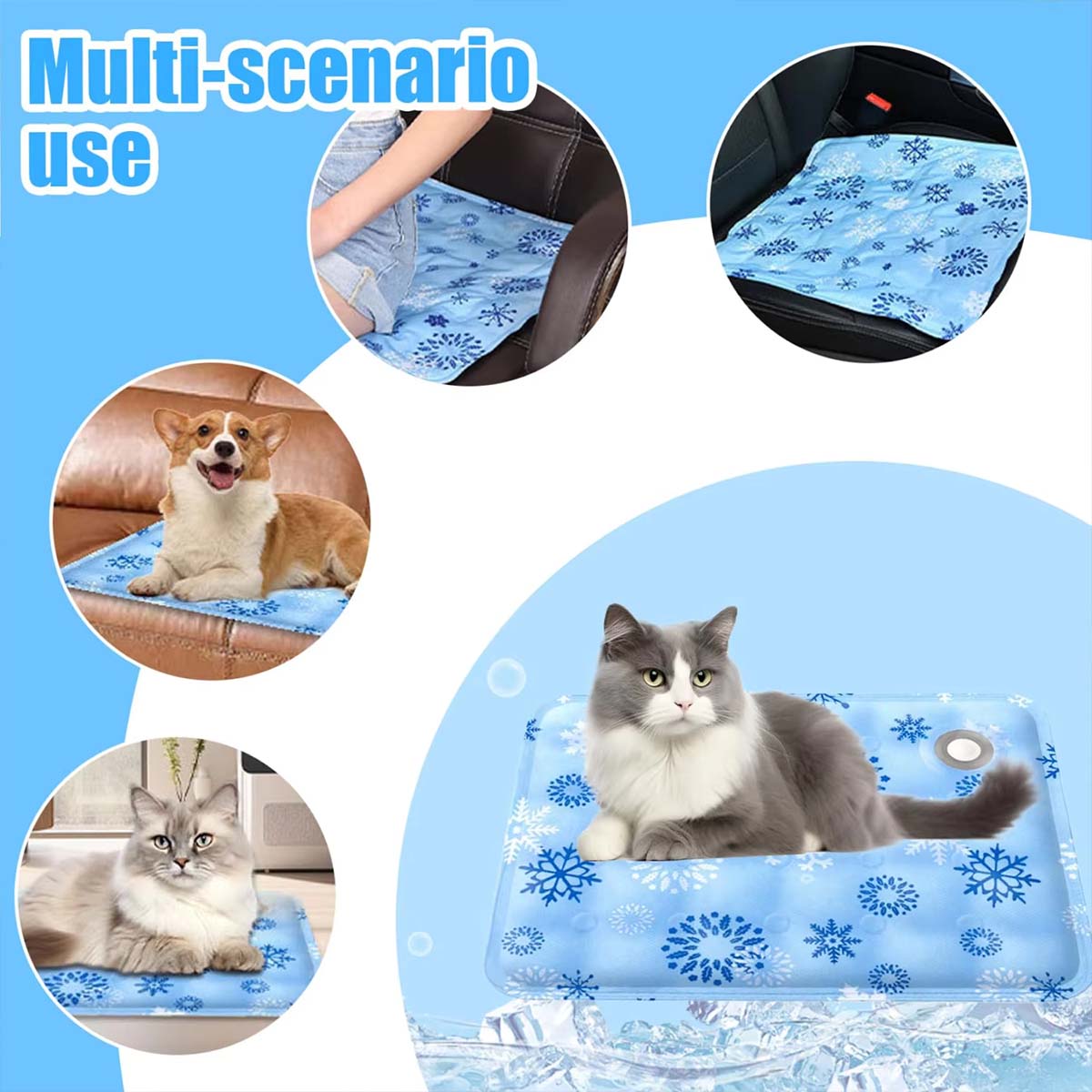 夏用ペットマット、ペットアイスマット、犬用マット、犬用ベッド - Pet Supplies For Dogs のレビューと価格