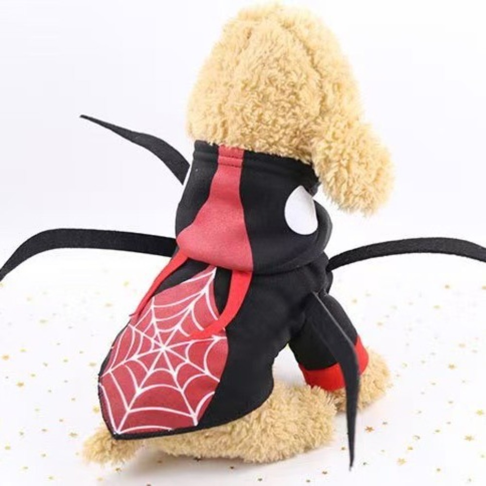 ハロウィン面白いペット服犬猫服用品クモ柄ペットコスチューム - Pet Supplies For Dogs のレビューと価格