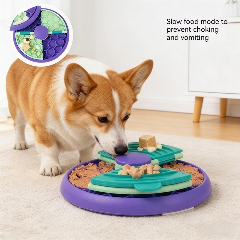 犬用インタラクティブパズルおもちゃ、早食い防止、滑り止め、多 - Pet Zone Supplies のレビューと価格