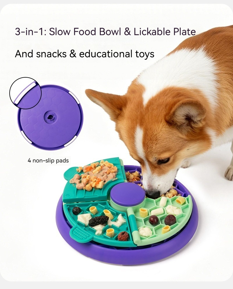 犬用インタラクティブパズルおもちゃ、早食い防止、滑り止め、多 - Pet Zone Supplies のレビューと価格