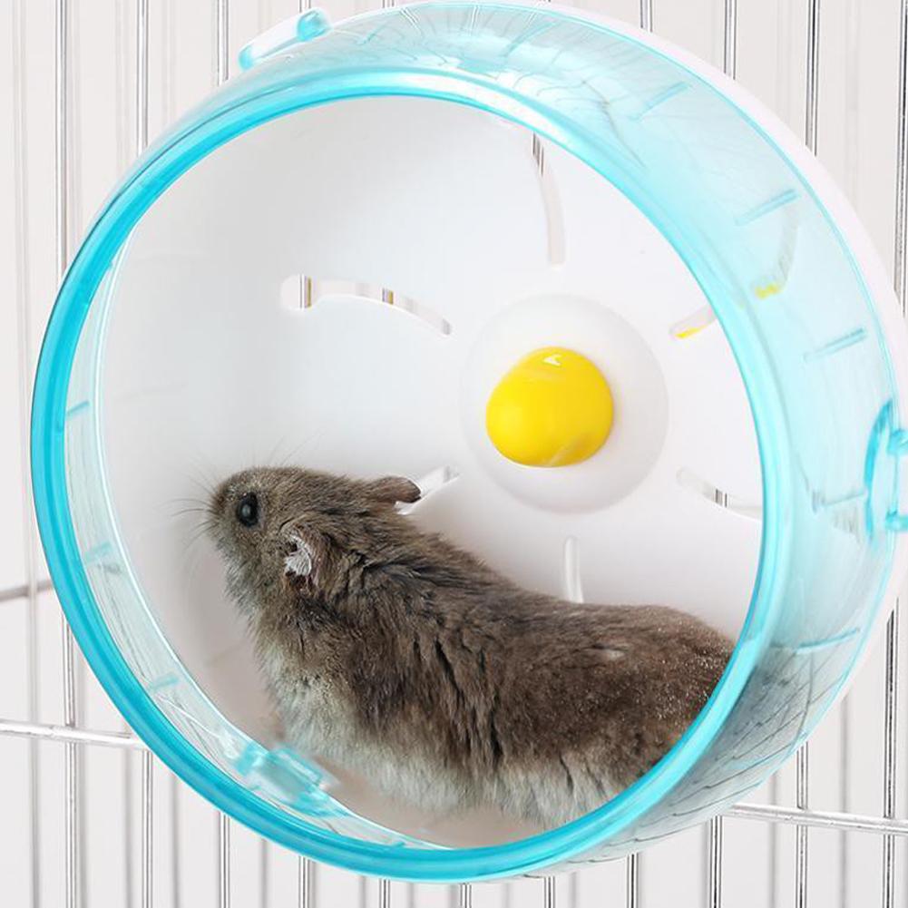 ハムスターランニングディスクおもちゃサイレント小型ペットアク - Hamster Cage Wheel のレビューと価格