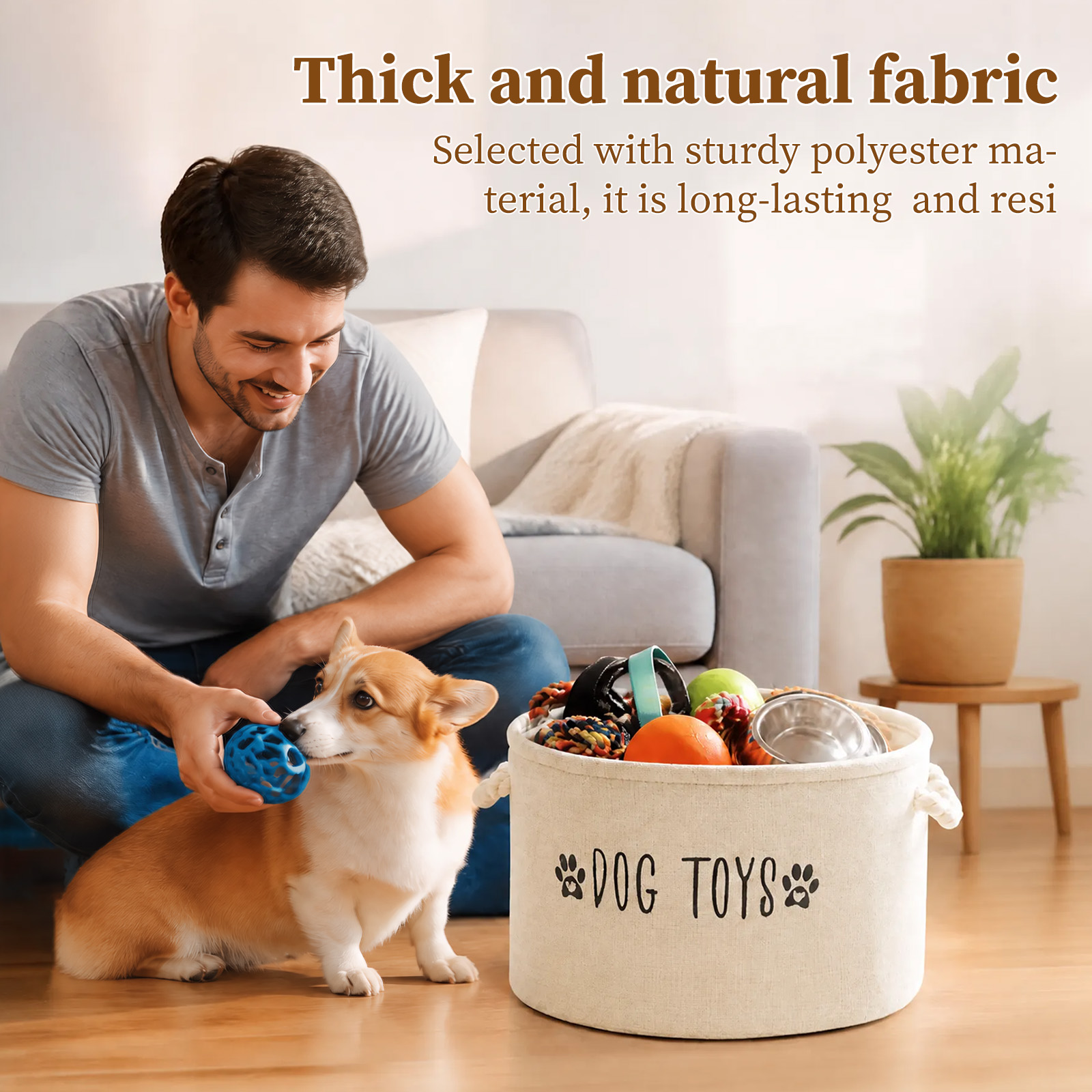 ペットのおもちゃ収納バスケット犬猫のおもちゃ専用収納ボックス - Pet Supplies Hours のレビューと価格
