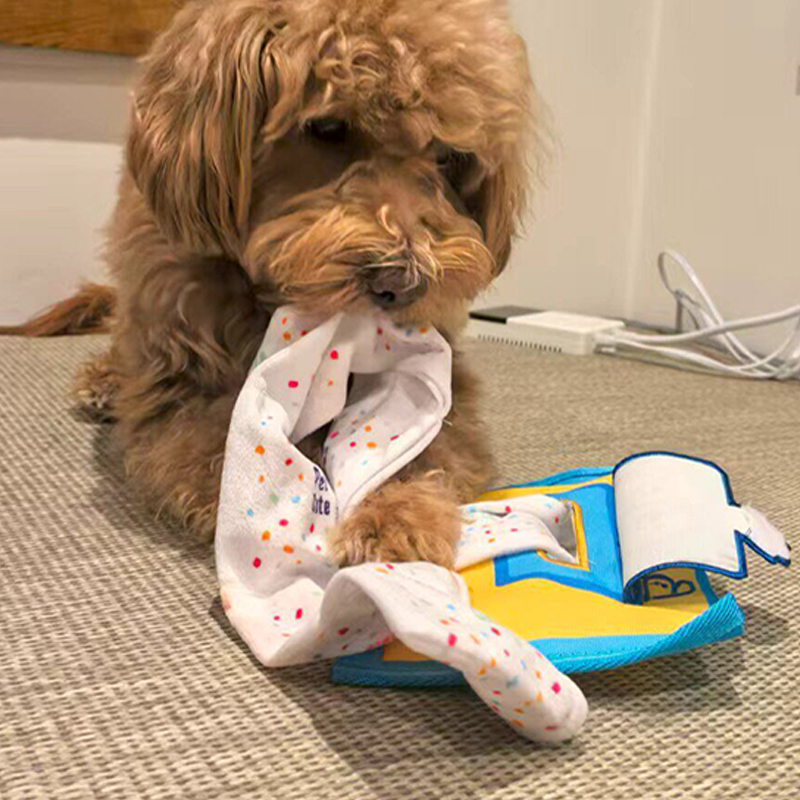 インタラクティブなペット用犬のおもちゃ、嗅覚パズル、小型犬・ - Dog Treat Puzzle Toy のレビューと価格