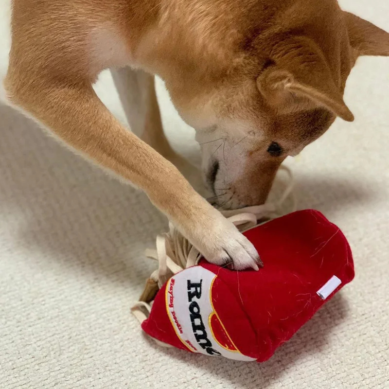 ペット用ぬいぐるみ,犬用漫画おもちゃ,ヌードル用 - Dog Treat Puzzle Toy のレビューと価格