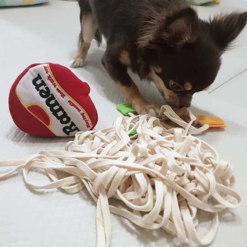 ペット用ぬいぐるみ,犬用漫画おもちゃ,ヌードル用 - Dog Treat Puzzle Toy のレビューと価格