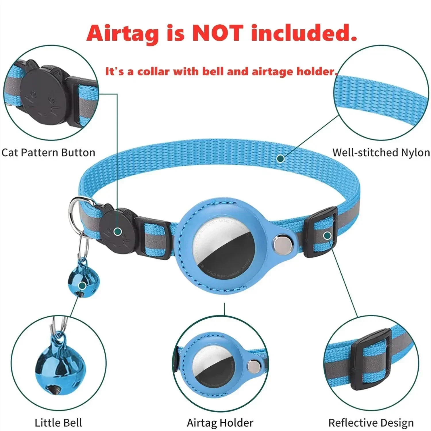 ペット用品 紛失防止猫用首輪 エアタグトラッカー用保護ケース - Pet Gps Tracker Collar のレビューと価格