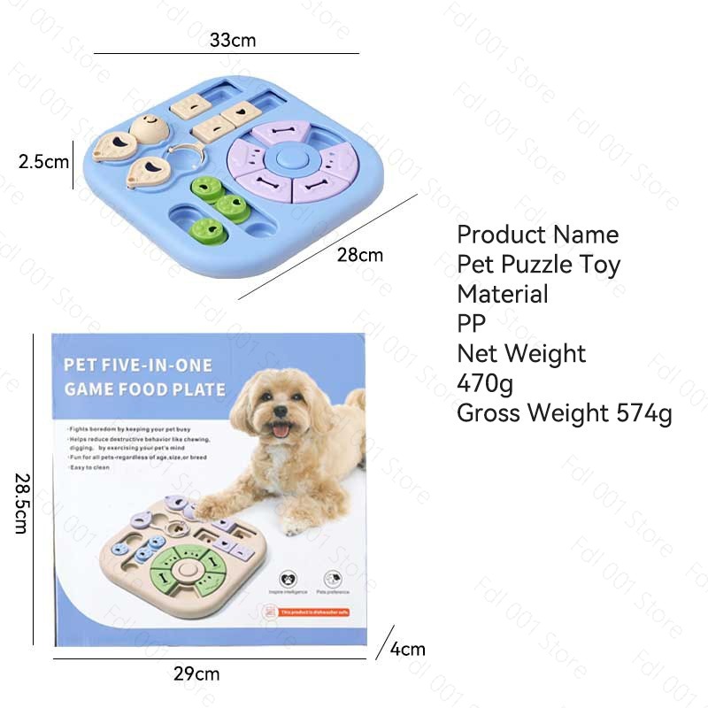 正方形のインタラクティブなペット用給餌玩具、ゆっくり食べられ - Interactive Cat Toy のレビューと価格