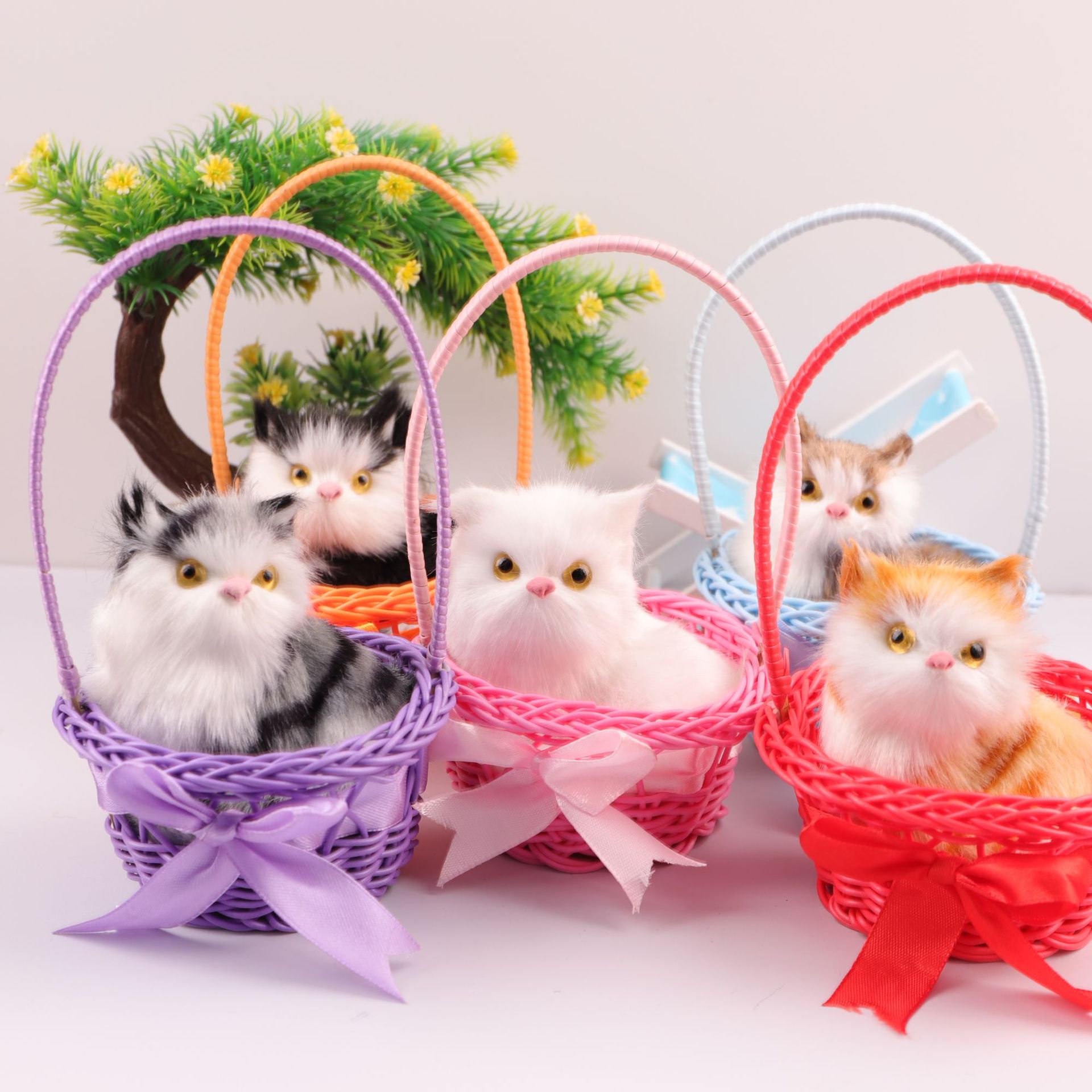子供の頃のシミュレーション猫バスケット、ハンドヘルドおもちゃ - Interactive Cat Toy のレビューと価格
