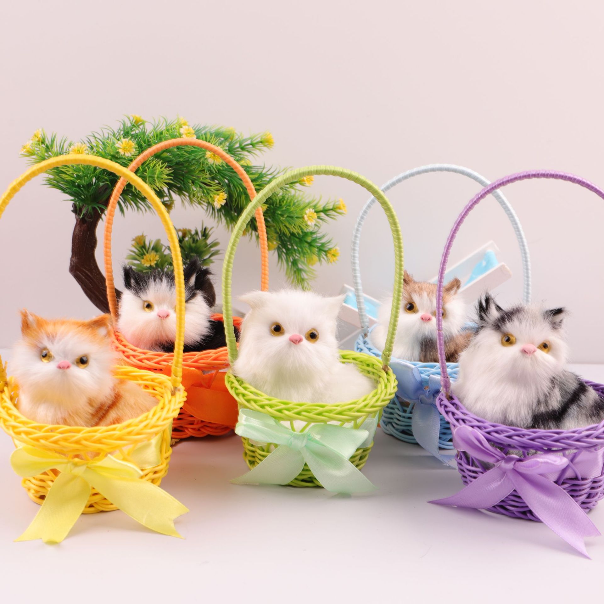 子供の頃のシミュレーション猫バスケット、ハンドヘルドおもちゃ - Interactive Cat Toy のレビューと価格