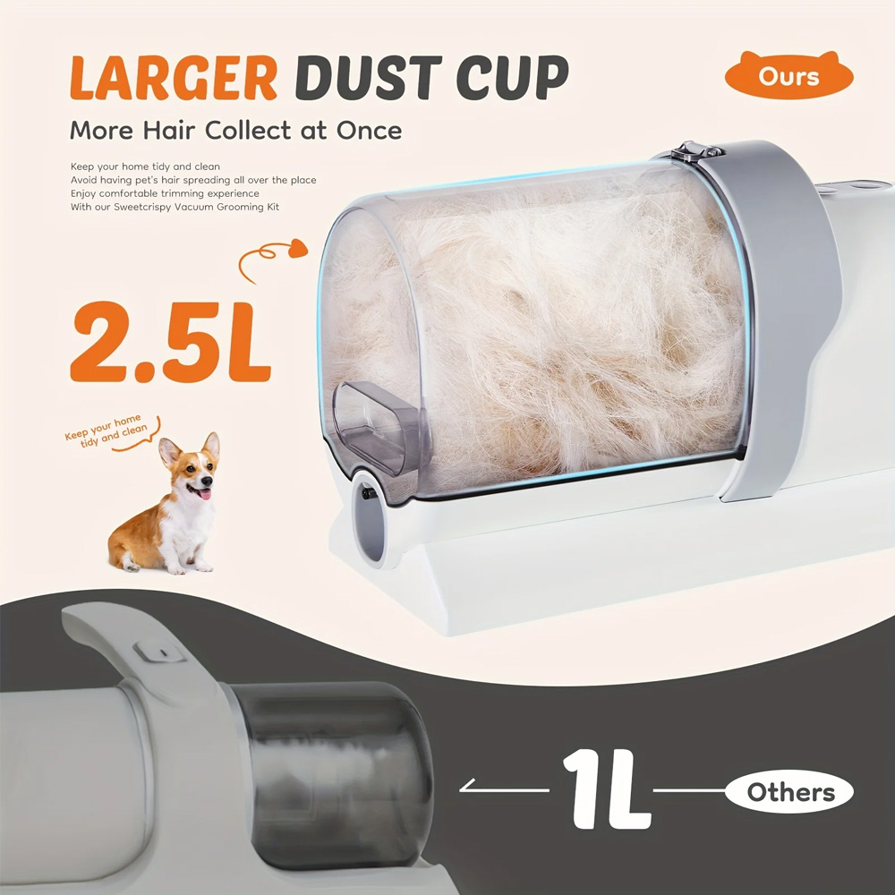 110V USプラグペットグルーミング掃除機低騒音犬猫毛トリ - Pet Supplies Application のレビューと価格