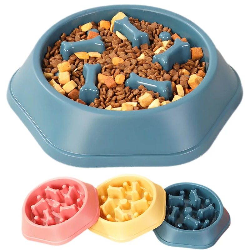 1個入りスローフィーダー犬用ボウル、窒息防止子犬用フードボウ - Dog Treat Puzzle Toy のレビューと価格